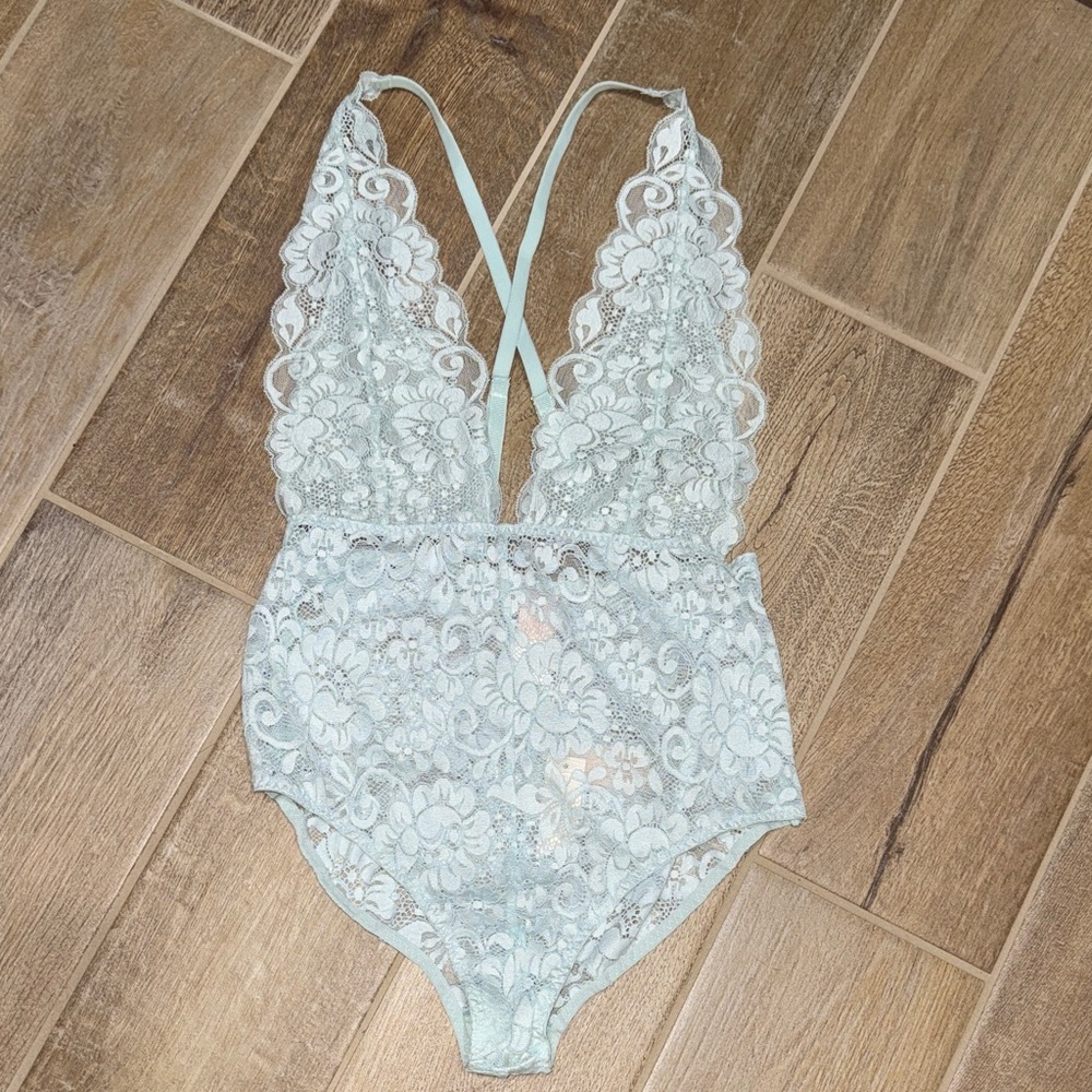 HAH Comin in Haht Lace Bodysuit